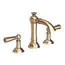 Two Handle Widespread Bathroom Sink Faucet in French Gold - PVD
