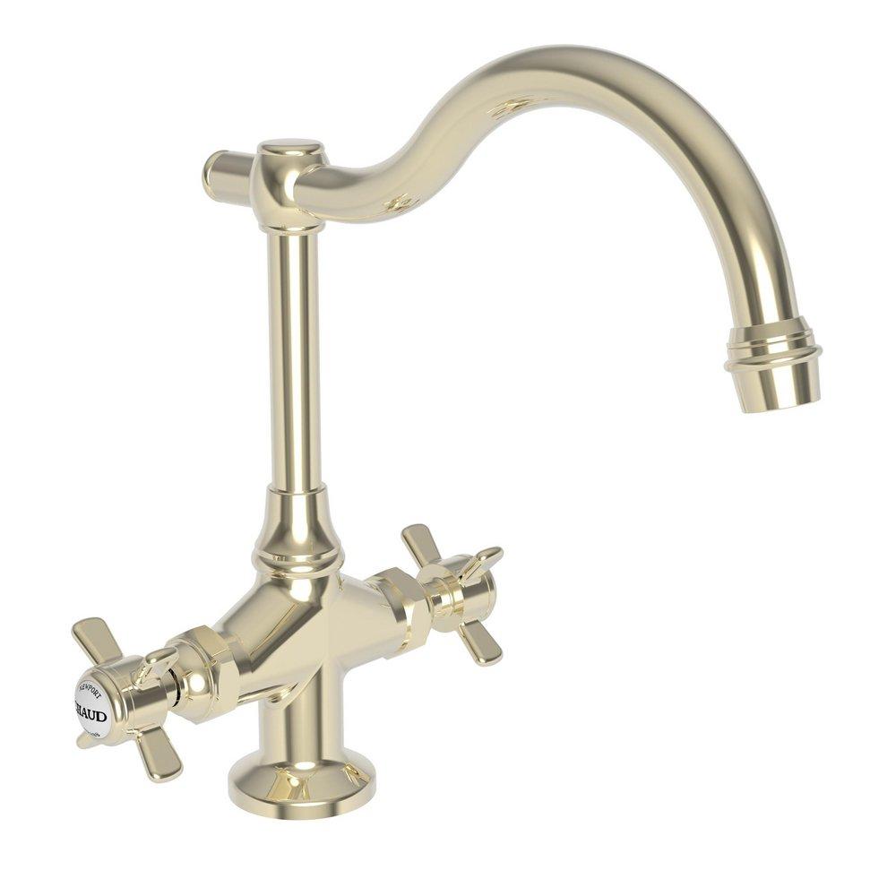 Newport Brass French Gold - PVD Two Handle Cross Bar Faucet 