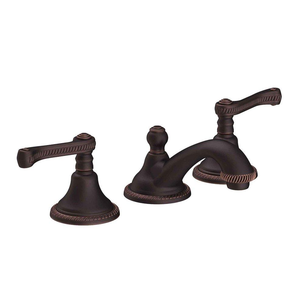 Newport Brass Venetian Bronze Two Handle Widespread Bathroom Sink Faucet Lever Handle 