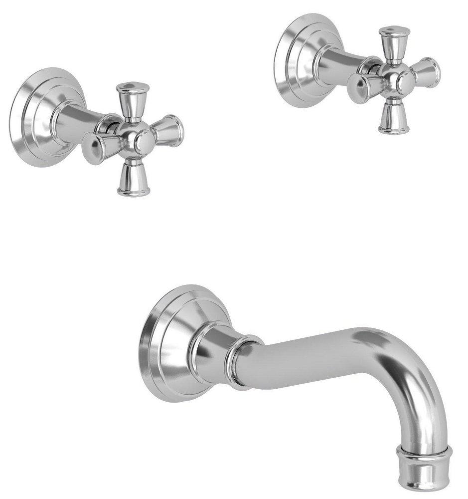 Newport Brass Polished Nickel - Natural Two Handle Wall Mount Filler Trim Only 