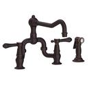 Newport Brass Venetian Bronze Two Handle Bridge Kitchen Faucet 
