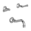 Two Handle Roman Tub Faucet in Satin Nickel - PVD