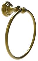 Round Closed Towel Ring in Antique Brass