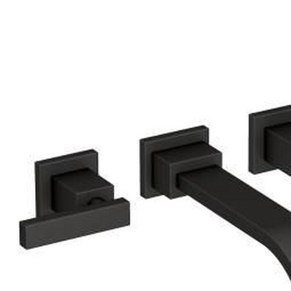 Newport Brass Flat Black Two Handle Widespread Bathroom Sink Faucet 