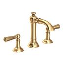 Newport Brass Uncoated Polished Brass - Living Two Handle Widespread Bathroom Sink Faucet 