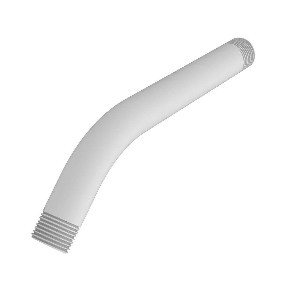 Newport Brass Matte White 1/2 x 7-3/8 in. NPT Solid Brass Shower Arm 