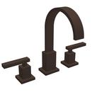 Newport Brass Oil Rubbed Bronze - Hand Relieved Two Handle Widespread Bathroom Sink Faucet 