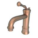 Bathroom Sink Faucet with Single Lever Handle in Antique Copper