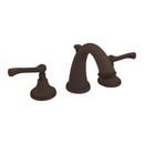 Newport Brass Oil Rubbed Bronze - Hand Relieved Two Handle Widespread Bathroom Sink Faucet 