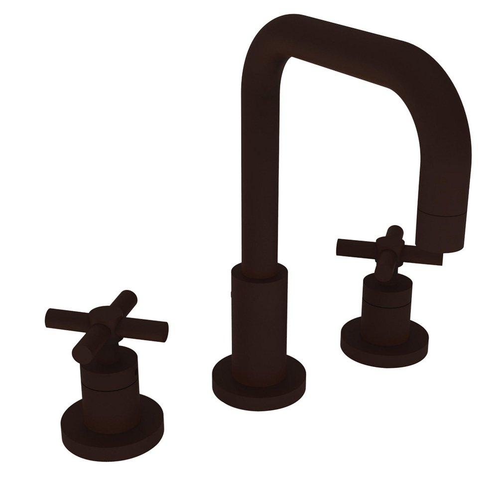 Newport Brass Oil Rubbed Bronze - Hand Relieved Two Handle Widespread Bathroom Sink Faucet 