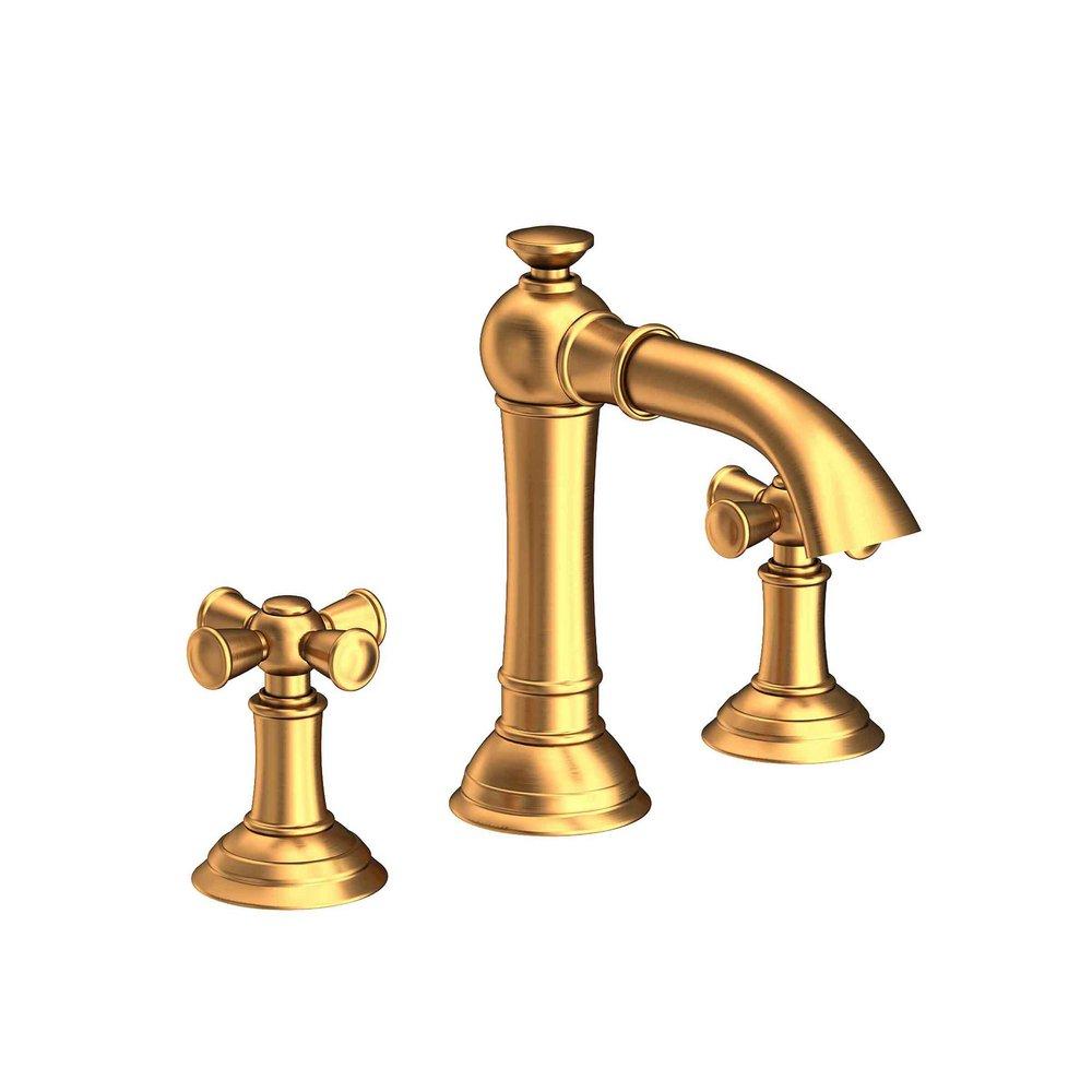 Newport Brass Satin Gold - PVD Two Handle Widespread Bathroom Sink Faucet 