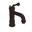 Bathroom Sink Faucet with Single Lever Handle in Oil Rubbed Bronze - Hand Relieved