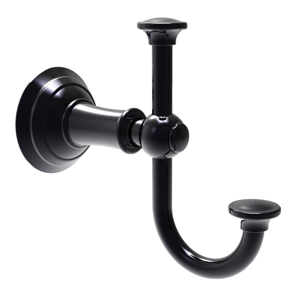 Newport Brass Flat Black 2-Hook Robe Hook 
