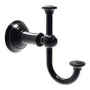 Newport Brass Flat Black 2-Hook Robe Hook 