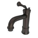 Bathroom Sink Faucet with Single Lever Handle in Weathered Copper - Living