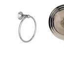 Round Closed Towel Ring in Polished Nickel