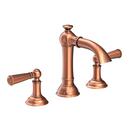 Newport Brass Antique Copper Two Handle Widespread Bathroom Sink Faucet 