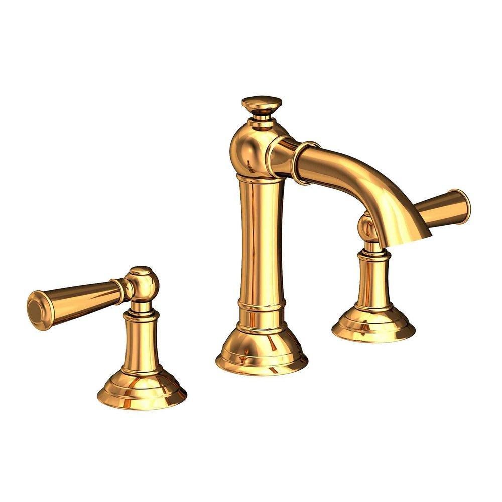 Newport Brass Polished Gold - PVD Two Handle Widespread Bathroom Sink Faucet 