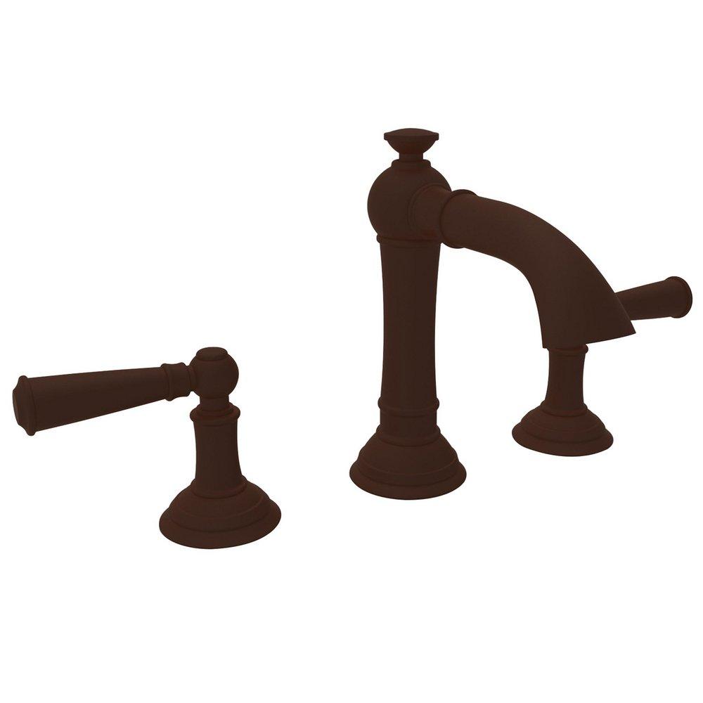 Newport Brass Oil Rubbed Bronze - Hand Relieved Two Handle Widespread Bathroom Sink Faucet 