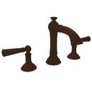 Newport Brass Oil Rubbed Bronze - Hand Relieved Two Handle Widespread Bathroom Sink Faucet 