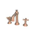 Widespread Bathroom Sink Faucet with Double Cross Handle in Antique Copper