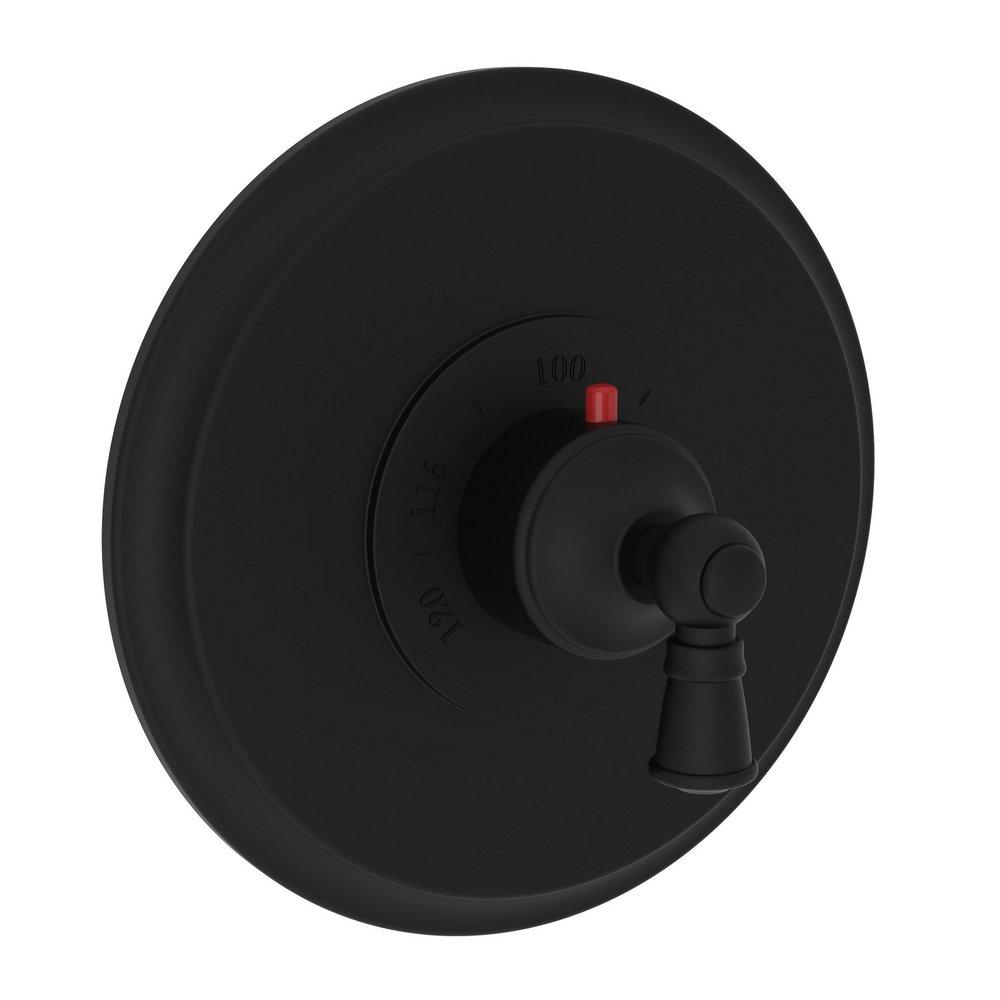 Newport Brass Flat Black Single Handle Bathtub & Shower Faucet  (Trim Only) 