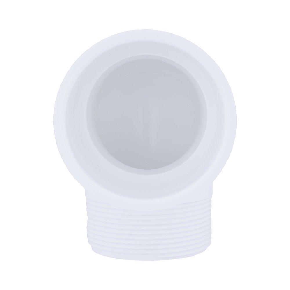 White PVC Schedule 40 90&deg; Socket x MPT Elbow 