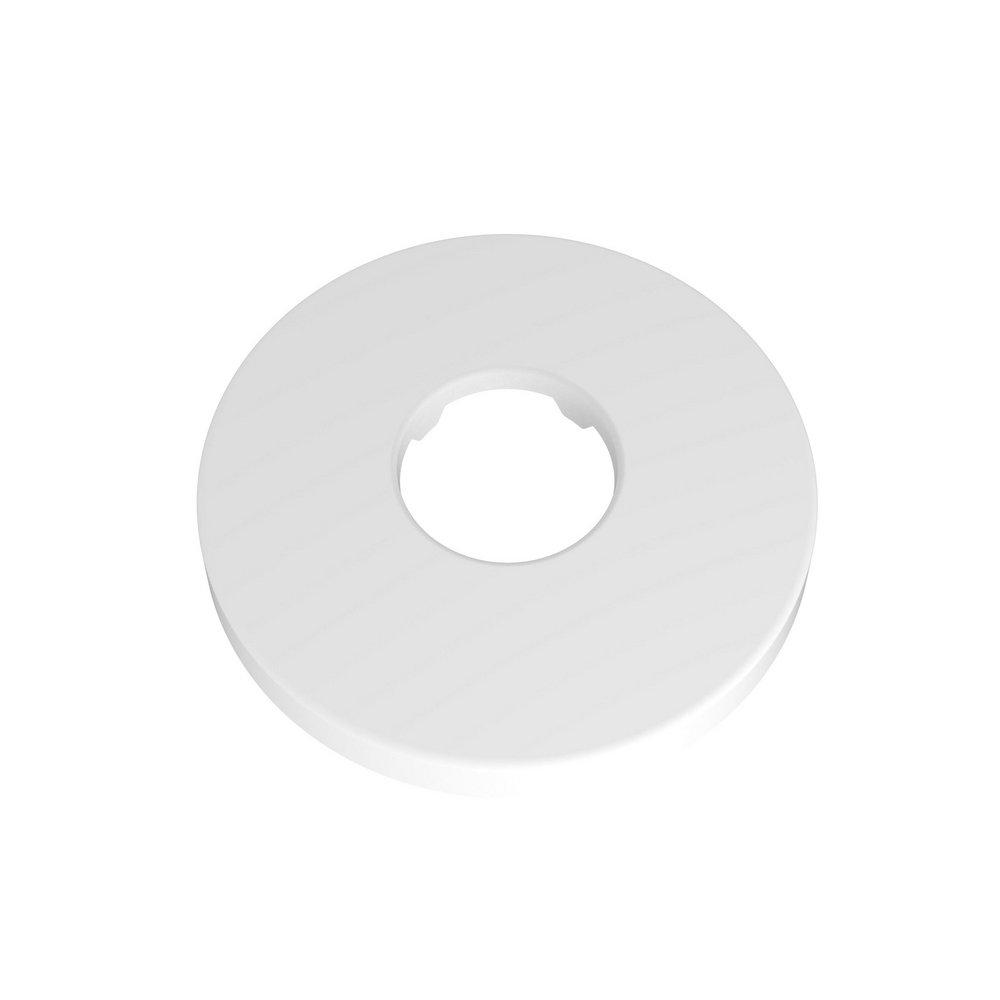 Newport Brass Matte White 13/16 in. Brass Escutcheon 