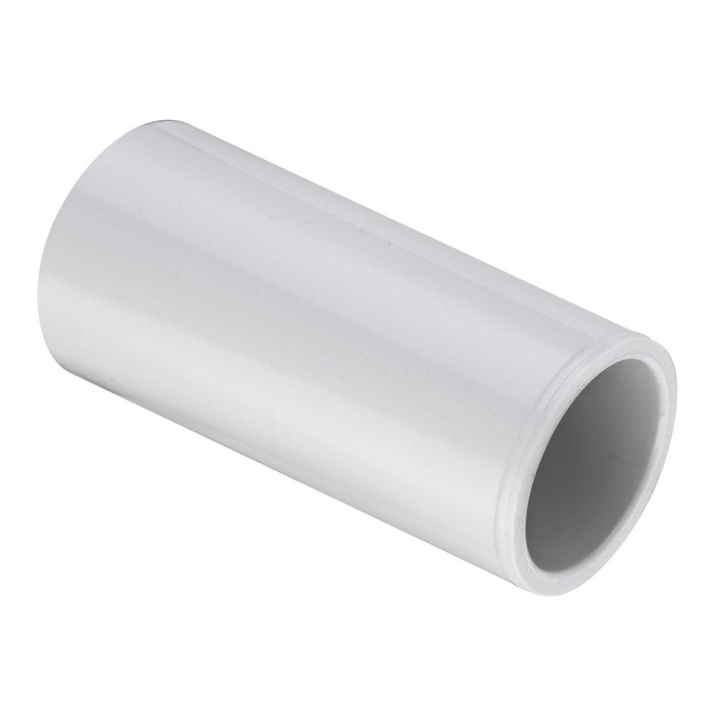 White Socket Weld Schedule 40 Domestic PVC Coupling 