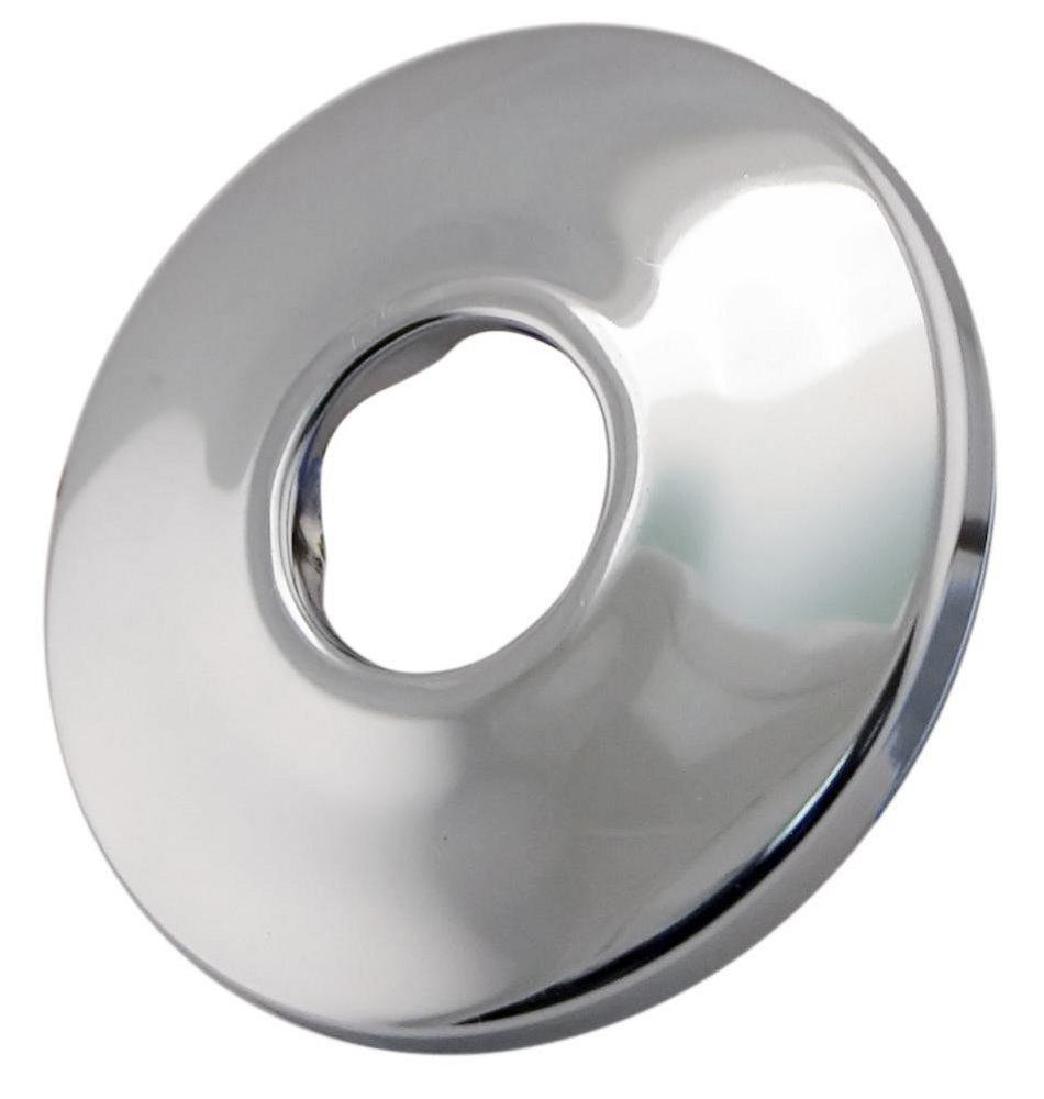 Signature Hardware Chrome 5/8 in. Stainless Steel Shallow Box Escutcheon 