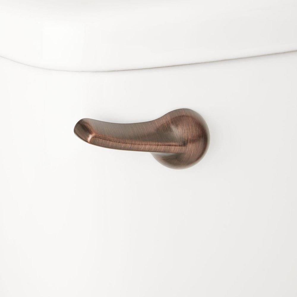 Signature Hardware Oil Rubbed Bronze Conventional Front Mount Flush Lever 