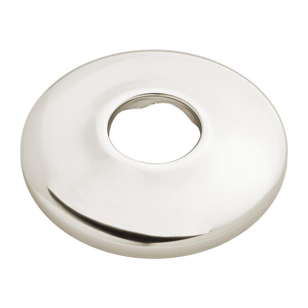 Signature Hardware Polished Nickel 1/2 in. Stainless Steel Shallow Box Escutcheon 