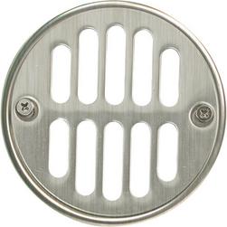 Round Tub and Shower Drain Cover in Polished Chrome