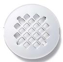 4-1/4 in. Snap-In Shower Grid Strainer in Polished Chrome