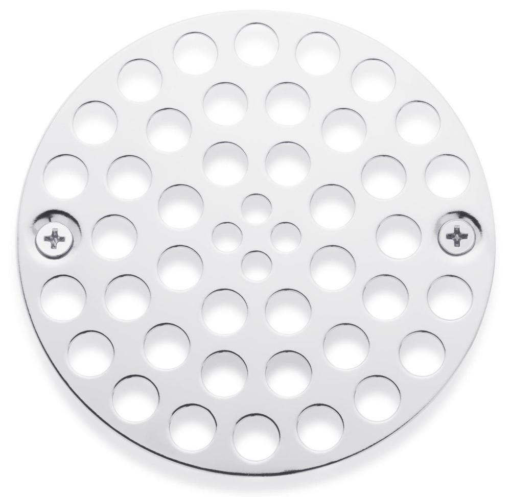 Signature Hardware Chrome 4 in. Shower Strainer in Chrome 