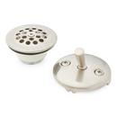 Signature Hardware Brushed Nickel Brass Trip Lever Drain 