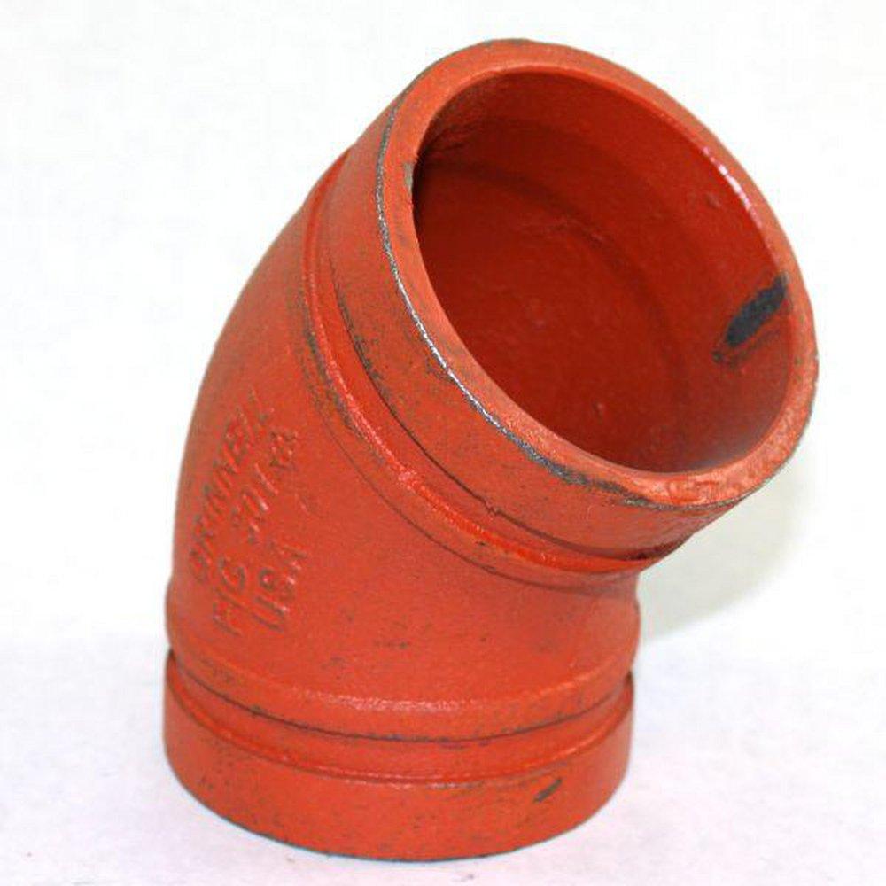 Tyco Grooved 11-1/4 in Degree Cast Iron Elbow 