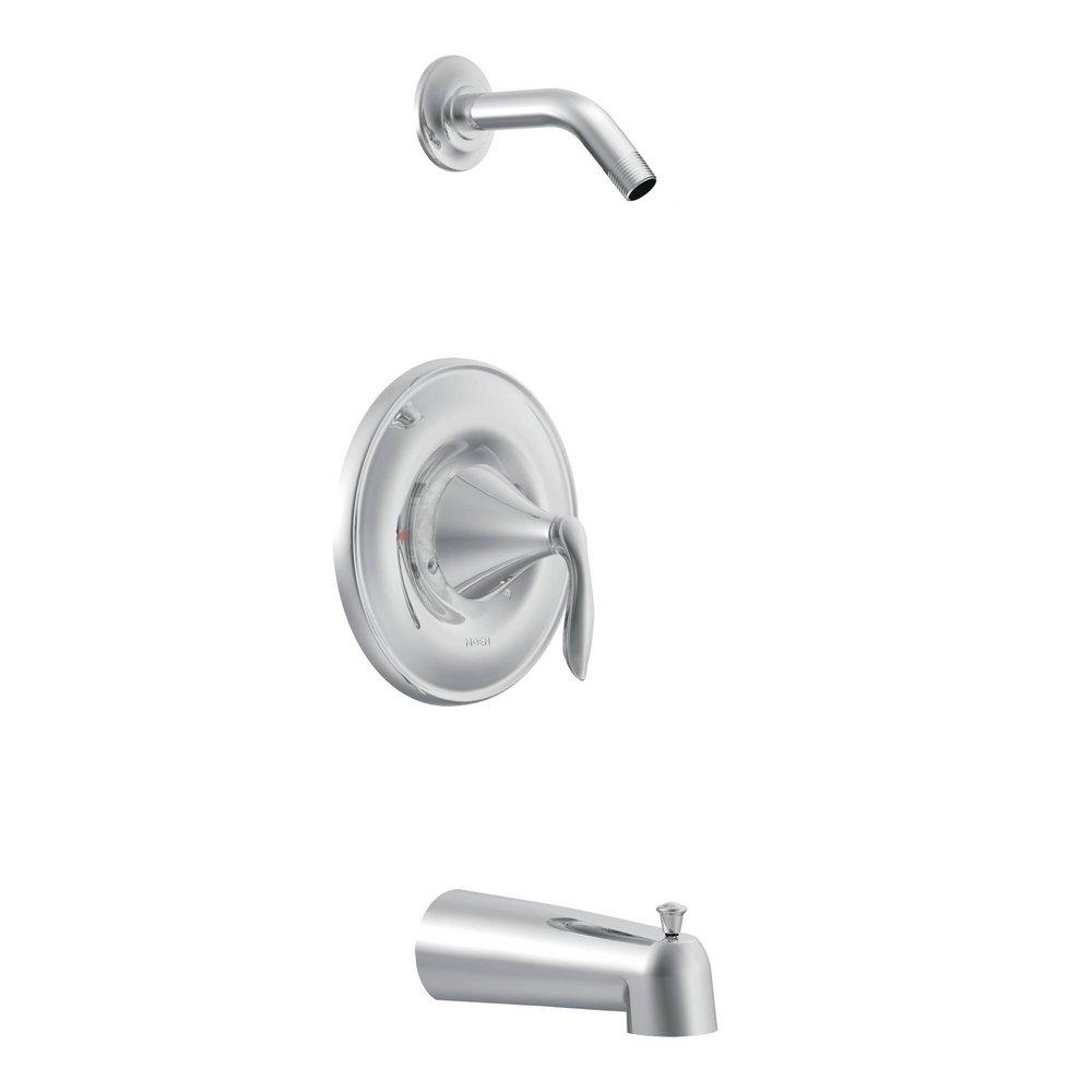 Moen Chrome Single Handle Bathtub & Shower Faucet (Trim Only) 