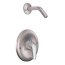 Single Handle Shower Faucet in Brushed Chrome
