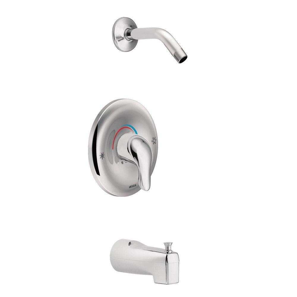 Moen Polished Chrome Single Handle Bathtub & Shower Faucet (Trim Only) 