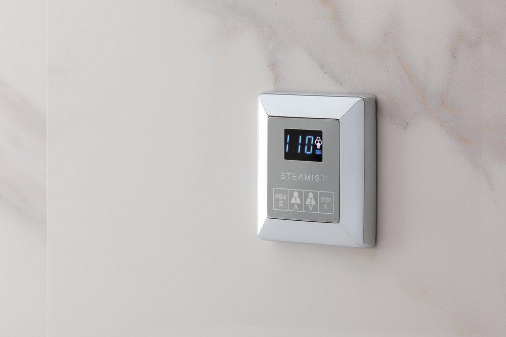 Steamist Polished Chrome Steam Bath Control 