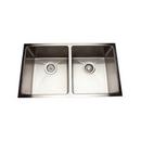 30-7/8 x 17-7/8 in. Double Bowl Undermount Sink No Hole