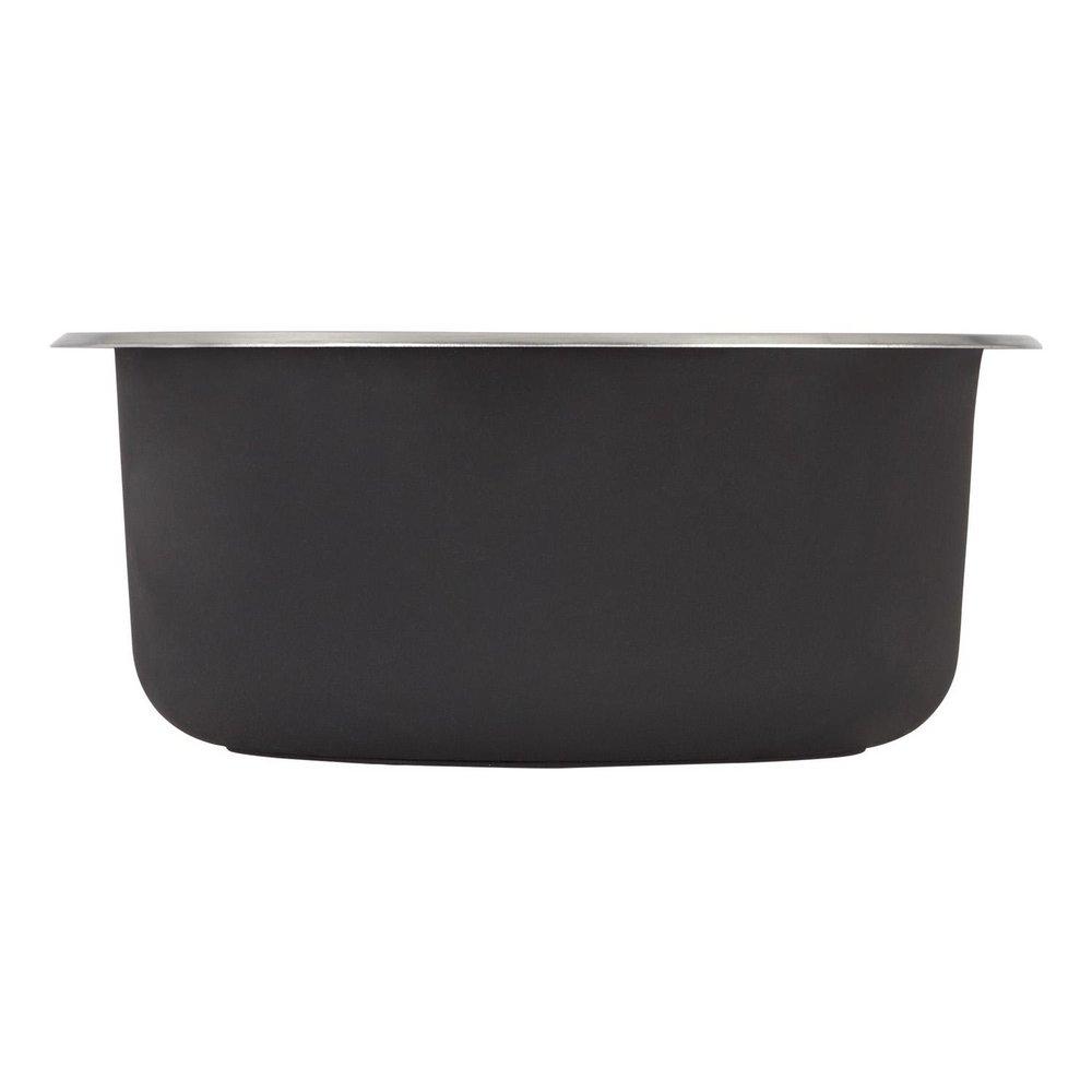 Signature Hardware Stainless Steel 16-3/8 x 16-3/8 in. No Hole Undermount Bar Sink 