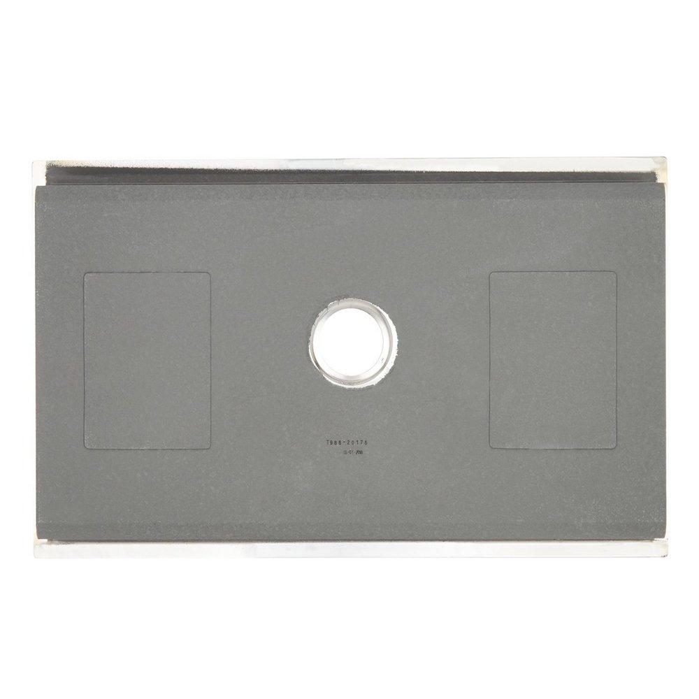 Signature Hardware Stainless Steel 33 x 20-13/16 in. Stainless Steel Single Bowl Farmhouse Kitchen Sink with Sound Dampening 