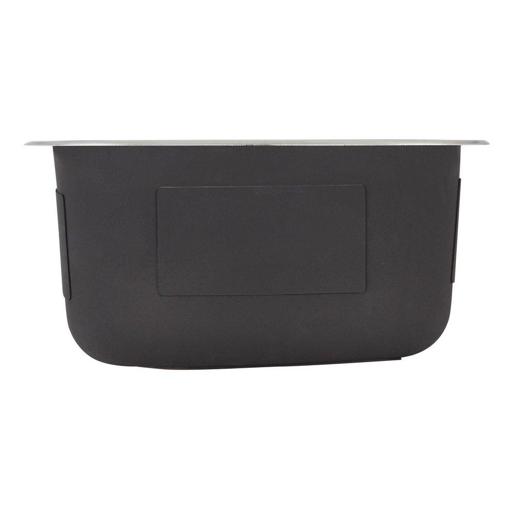 Signature Hardware Stainless Steel 15-3/4 x 18 in. No Hole Stainless Steel Undermount Bar Sink 