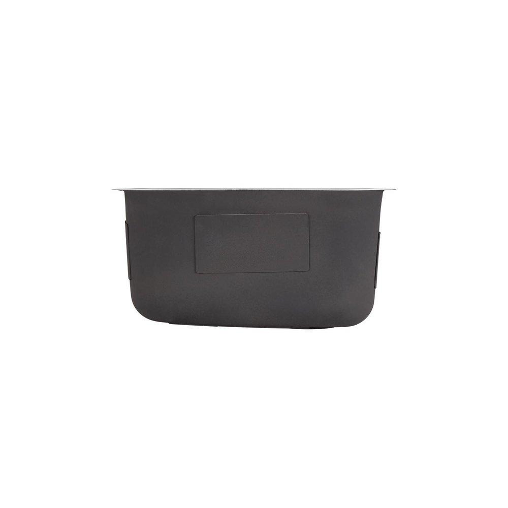 Signature Hardware Brushed Stainless Steel 31-5/8 x 20-5/16 in. No Hole Stainless Steel Double Bowl Undermount Kitchen Sink 