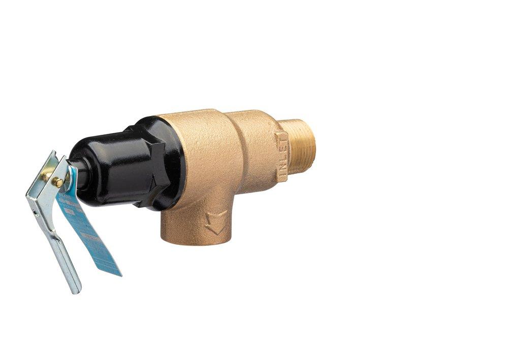 Zurn Wilkins Cast Bronze Cast Brass and Bronze and Stainless Steel and Silicone MNPT x FNPT 150# 210 Relief Valve 