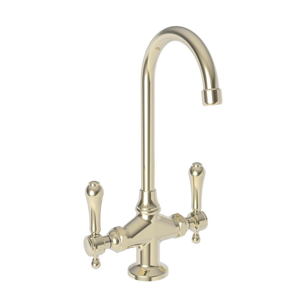 Newport Brass French Gold - PVD Two Lever Handle Bar Faucet 