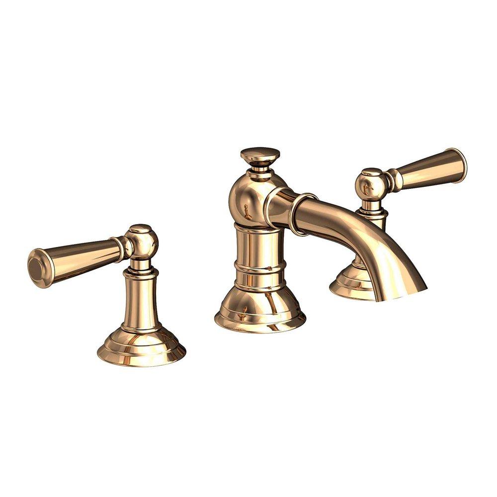 Newport Brass French Gold - PVD Two Handle Bathroom Sink Faucet 