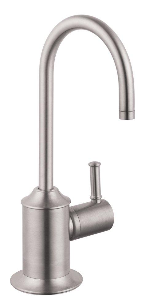 Hansgrohe Steel Optik Single Handle Lever Handle Water Filter Faucet 